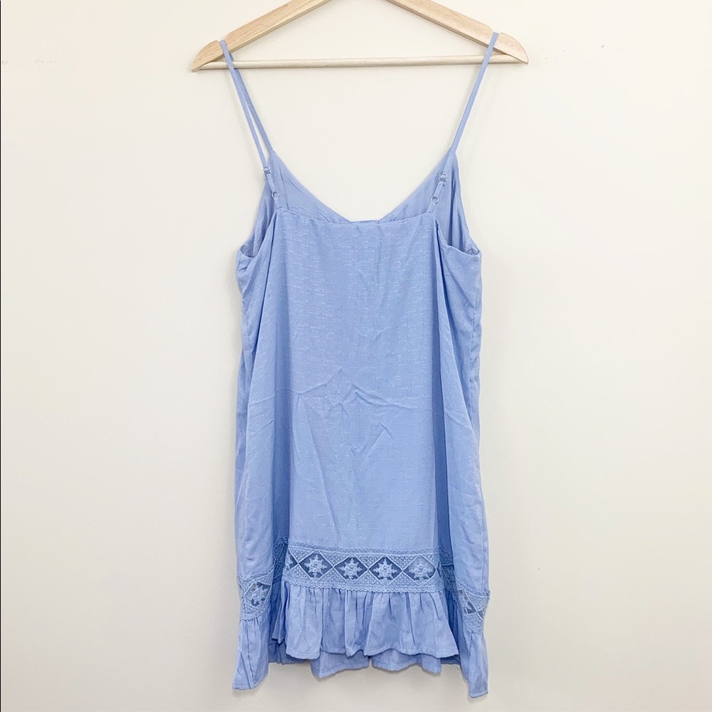 'Sweet Pea' Button Up Ruffle Dress - Picture 2 of 4